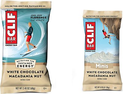 Purchase Clif Bar, Bars 10 Full Size and 10 Mini Energy Bars Made with Organic Oats Plant Based Food Vegetarian Kosher 2.4oz and 0.99oz Protein Bars, White Chocolate Macadamia, 20 Count at Amazon.com