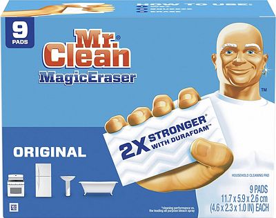 Purchase Mr Clean Magic Eraser Original, Cleaning Pads with Durafoam, 9 Count at Amazon.com