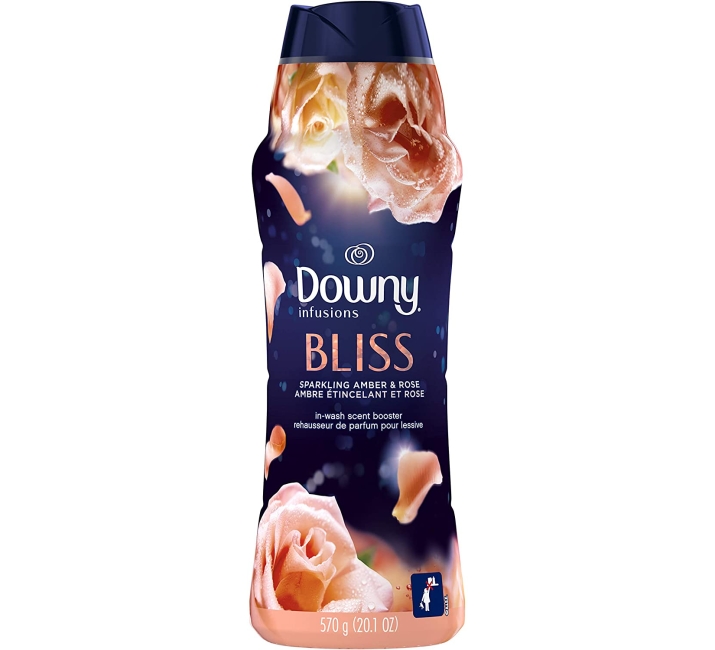 Purchase Downy Infusions in-Wash Scent Booster Beads, Bliss, Sparkling Amber & Rose, 20.1 Oz at Amazon.com