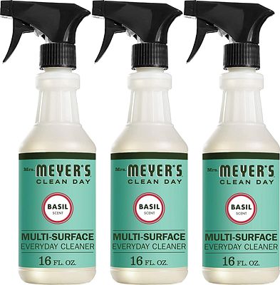 Purchase Mrs. Meyers Clean Day Multi-Surface Everyday Cleaner, Basil Scent, 16 ounce bottle (Pack of 3) at Amazon.com