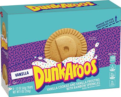 Purchase Dunkaroos, Vanilla Cookies and Vanilla Frosting, 6 ct, 9 oz at Amazon.com