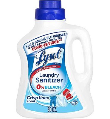 Purchase Lysol Laundry Sanitizer Additive, Crisp Linen, 90oz at Amazon.com