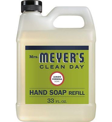 Purchase Mrs. Meyer's Clean Day Liquid Hand Soap Refill, Cruelty Free and Biodegradable Hand Wash Made with Essential Oils, Lemon Verbena Scent, 33 oz at Amazon.com