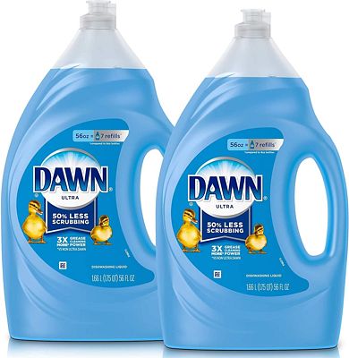 Purchase Dawn Dish Soap Ultra Dishwashing Liquid, Dish Soap Refill, Original Scent, 2 Count, 56 oz at Amazon.com