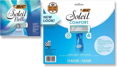 Purchase BIC Soleil Bella Womens Disposable Razor, Assorted, 10 Count at Amazon.com