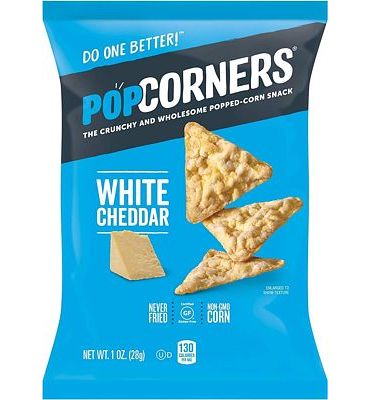 Purchase Popcorners Snack Pack Gluten Free Chips, White Cheddar, 1oz (20 Pack) at Amazon.com