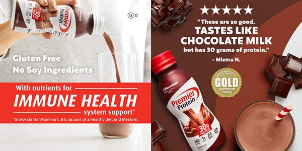 Purchase Premier Protein 30g Protein Shake, Chocolate, 11.5 Fl Oz, Pack of 12 on Amazon.com