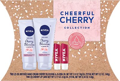Purchase NIVEA Cheerful Cherry, Hand Cream and Lip Balm Gift Box at Amazon.com