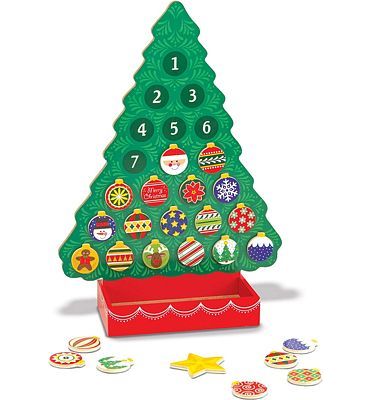 Purchase Melissa & Doug Countdown to Christmas Wooden Advent Calendar - Magnetic Tree, 25 Magnets at Amazon.com