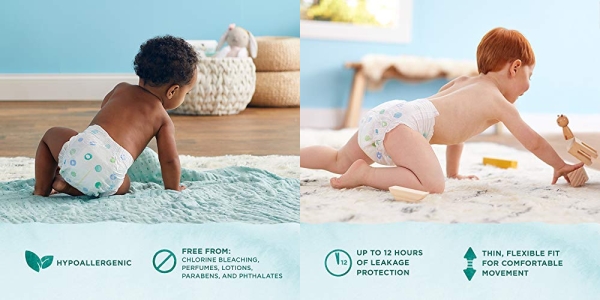 Purchase Amazon Brand - Mama Bear Gentle Touch Diapers, Hypoallergenic, Size 3, 168 Count (4 packs of 42) on Amazon.com