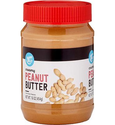 Purchase Amazon Brand - Happy Belly Creamy Peanut Butter, 16 Ounce at Amazon.com