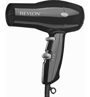 Purchase REVLON 1875W Lightweight + Compact Travel Hair Dryer, Black at Amazon.com