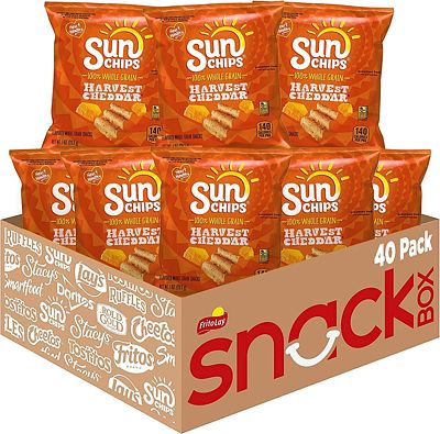 Purchase Sunchips Multigrain, Harvest Cheddar, 1 Ounce (Pack of 40) at Amazon.com