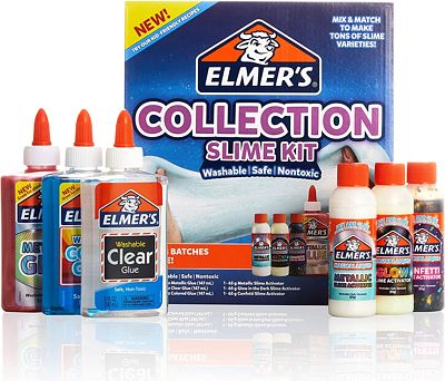 Purchase Elmer's Collection Slime Kit Supplies Include Glow In The Dark at Amazon.com