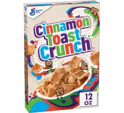 Cinnamon Toast Crunch, Breakfast Cereal with Whole Grain, 12 oz