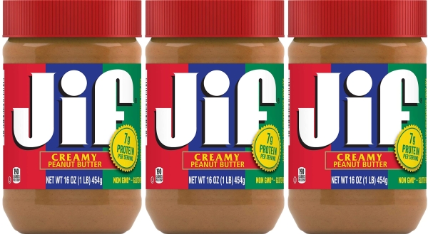 Purchase Jif Creamy Peanut Butter, 16 Ounces (Pack of 3) at Amazon.com