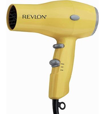 Purchase Revlon 1875W Lightweight + Compact Travel Hair Dryer, Yellow at Amazon.com