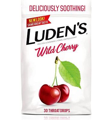 Purchase Luden's Wild Cherry Throat Drops, Deliciously Soothing, 30 Drops, 1 Bag at Amazon.com