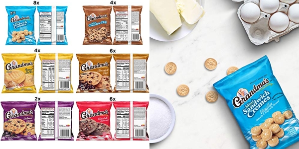 Purchase Grandma's Cookies Variety Pack, 30 Count on Amazon.com