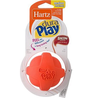 Purchase Hartz Dura Play Bacon Scented Squeak Ball Dog Toy at Amazon.com