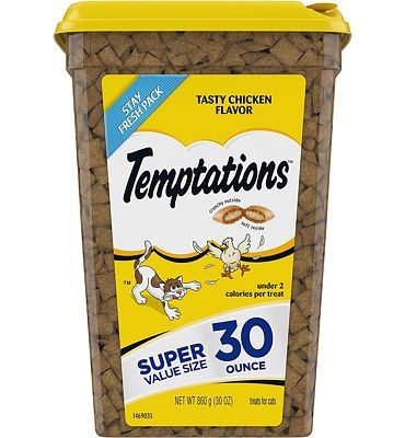 Purchase TEMPTATIONS Classic Crunchy and Soft Cat Treats at Amazon.com