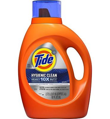 Purchase Tide Hygienic Clean Heavy 10x Duty Liquid Laundry Detergent, Original Scent, He Compatible, 59 Loads, 92 Fl Oz at Amazon.com