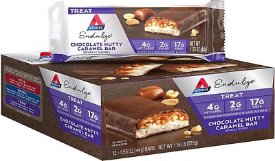 Purchase Atkins Endulge Chocolate Nutty Caramel Bar, 12 Count at Amazon.com