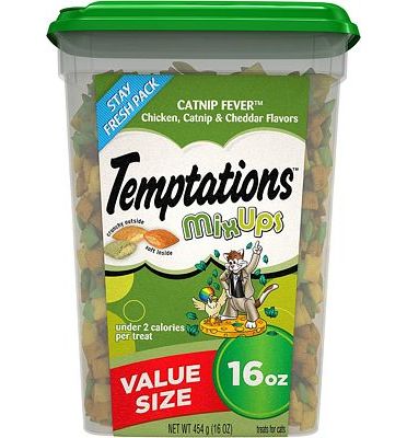 Purchase TEMPTATIONS MixUps Crunchy and Soft Cat Treats, 16 oz., Pouches and Tubs at Amazon.com