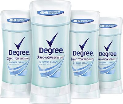 Purchase Degree Antiperspirant Deodorant 48 Hour Advanced Protection Shower Clean Deodorant for Women 2.6 oz 4 Count at Amazon.com