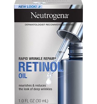 Purchase Neutrogena Rapid Wrinkle Repair Retinol Anti-Wrinkle Oil, Lightweight Anti-Wrinkle Face Serum to Fight Dark Spots, Deep Wrinkle Treatment, 0.3% Concentrated Retinol, 1.0 fl. oz at Amazon.com