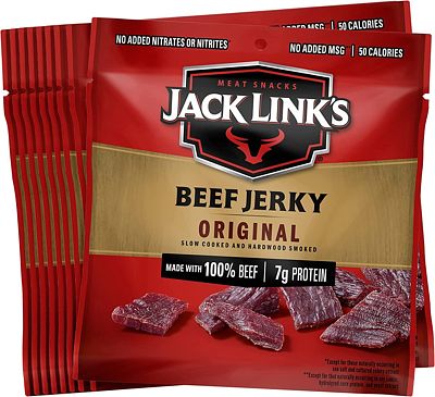 Purchase Jack Link's Beef Jerky, Multipack Bags, Ready to Eat, 7g of Protein, 20 Count at Amazon.com