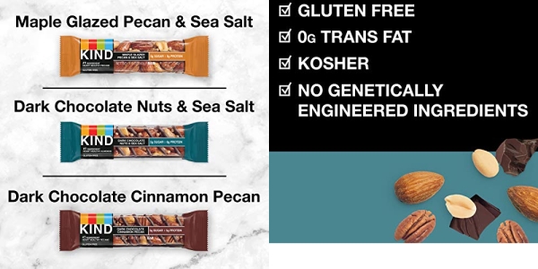 Purchase KIND Bars, Nuts and Spices Variety Pack, Gluten Free, Low Glycemic Index, 1.4 Ounce Bars, 12 Count on Amazon.com
