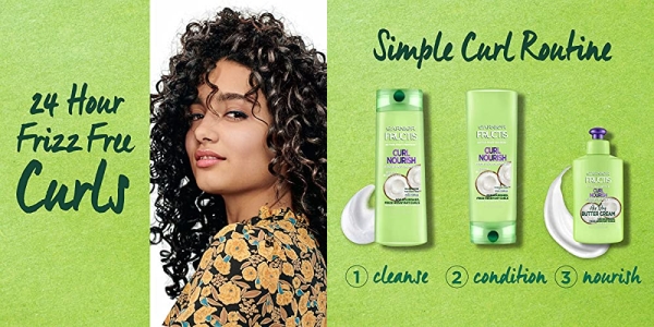 Purchase Garnier Hair Care Fructis Triple Nutrition Curl Nourish Shampoo, 12.5 Fluid on Amazon.com