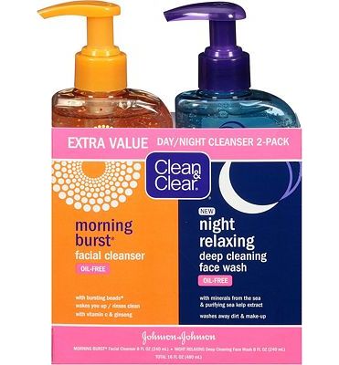 Purchase Clean & Clear 2-Pack Day and Night Face Cleanser at Amazon.com