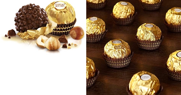 Purchase Ferrero Rocher Fine Hazelnut Milk Chocolate, 42 Count, 18.5 oz on Amazon.com