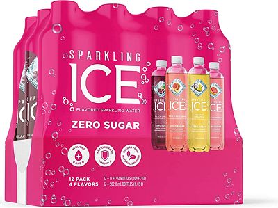 Purchase Sparkling Ice Black Cherry, Peach Nectarine, Coconut Pineapple, Pink Grapefruit - Variety Pack, 17 Fl Oz (Pack of 12) at Amazon.com