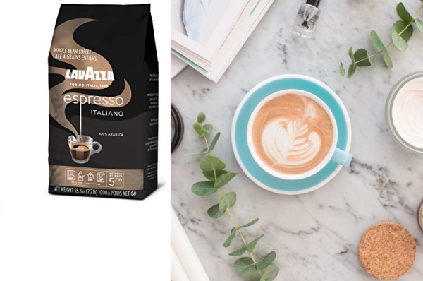 Purchase Lavazza Caffe Espresso Whole Bean Coffee Blend, Medium Roast, 2.2-Pound Bag on Amazon.com