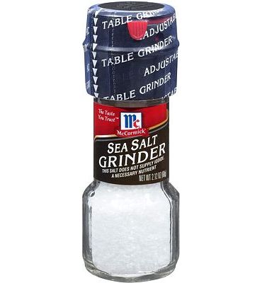 Purchase McCormick Sea Salt Grinder at Amazon.com