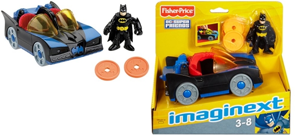 Purchase Fisher-Price Imaginext DC Super Friends, Batmobile with Lights on Amazon.com