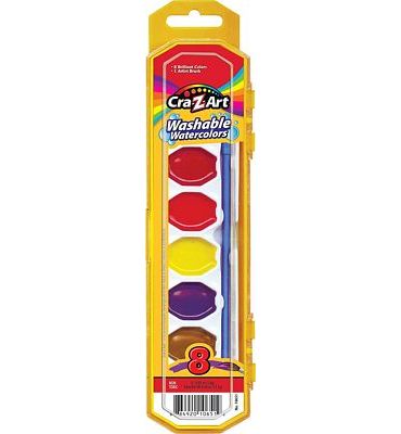 Purchase Cra-Z-art Washable Watercolors with Brush, 8 Colors at Amazon.com