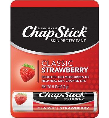 Purchase ChapStick Classic Strawberry Lip Balm Tubes, Lip Care and Lip Moisturizer - 0.15 Oz at Amazon.com