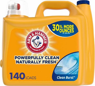 Purchase Arm & Hammer Clean Burst, 140 Loads Liquid Laundry Detergent, 189 Fl oz at Amazon.com