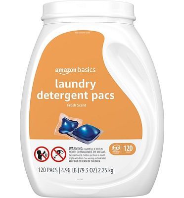 Purchase Amazon Basics Laundry Detergent Pacs, Fresh Scent, 120 Count (Previously Solimo) at Amazon.com