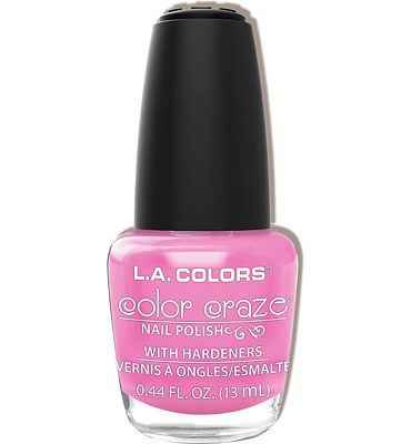 Purchase L.A. Colors Craze Nail Polish, Pink Bubbles, 0.44 Fluid Ounce at Amazon.com