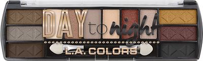Purchase L.A. COLORS Day To Night 12 Color Eyeshadow Palette, Sundown, 0.28 oz. at Amazon.com