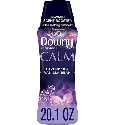 Purchase Downy Infusions Laundry Scent Booster Beads for Washer, Calm, Lavender & Vanilla Bean, 20.1 Oz at Amazon.com