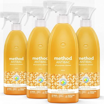 Purchase Method Antibacterial All-Purpose Cleaner, Citron, 28 Ounce, 4 Pack at Amazon.com