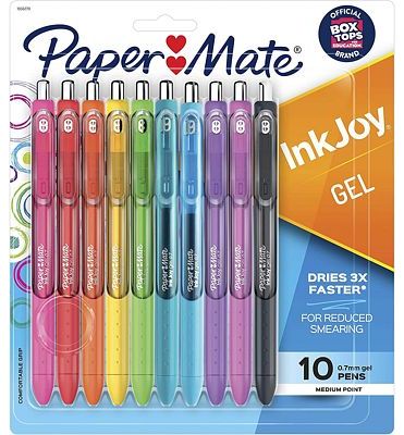 Purchase Paper Mate Gel Pens InkJoy Pens, Medium Point, Assorted, 10 Count at Amazon.com