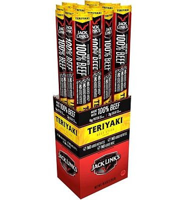 Purchase Jack Link's Beef Sticks, Teriyaki, 0.92 Ounce (20 Count) at Amazon.com