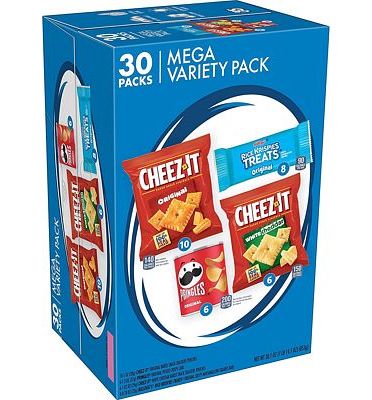 Purchase Kellogg's Mega Variety Pack (MVP) Snacks, Lunch Snacks, Office and Kids Snacks, Variety Pack, 30.1oz Box (30 Snacks) at Amazon.com